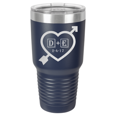 D+E Romantic Tumbler